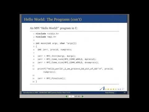 Introduction to MPI - Part I