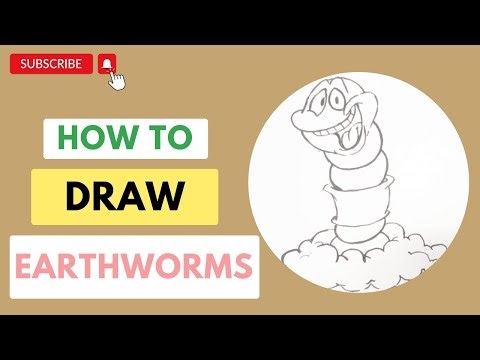 HOW TO DRAW EARTHWORMS - CREATIVE FUN