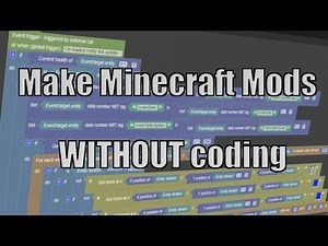 Make Minecraft mods without coding: MCreator - Getting started