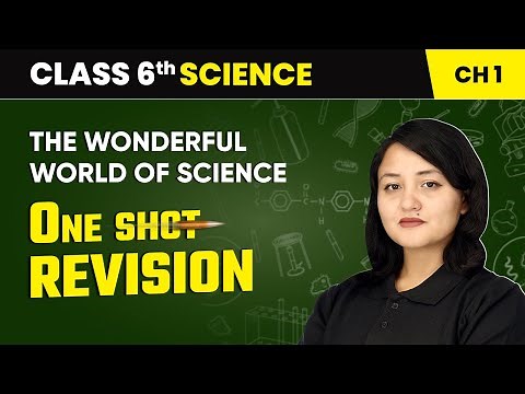 The Wonderful World of Science - One Shot Revision | Class 6 Science Chapter 1 | CBSE 2025-26