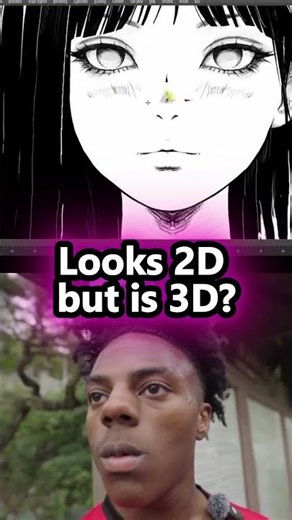 3d character model that looks 2d hand painted, crafted by 블리 3D