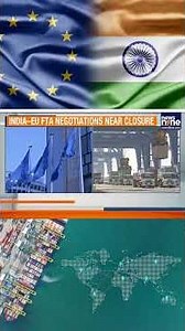 India–EU FTA Talks Hit Toughest Stage | Carbon Tax, Tariffs in Focus | News9