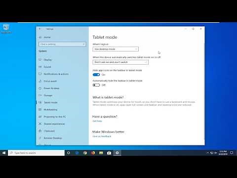 Windows 10 Stuck in Tablet Mode FIX [Tutorial]