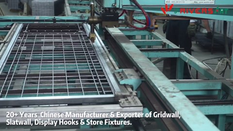 Heavy Duty Grid Wall Commercial Grade Gridwall Panels – Grid Panel for Any Retail Display Wall Grid 2' Width x 5' Height, White (Pack of 3)