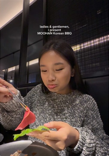 moohan has an insane ambience and their meat quality is top tier 😌 #lafoodie #lakbbq #kbbq