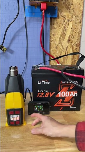 LiTime 12v LifePO4 100ah Mini Battery with bluetooth bms and connectivity and auto recovery