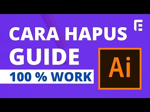 Cara Hapus Guides di Adobe Illustrator CC 2018