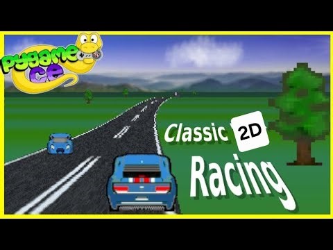 [🚘🚗Car Racing 2D Game] pygame, with code .#coding #python #pygame #game #carracing