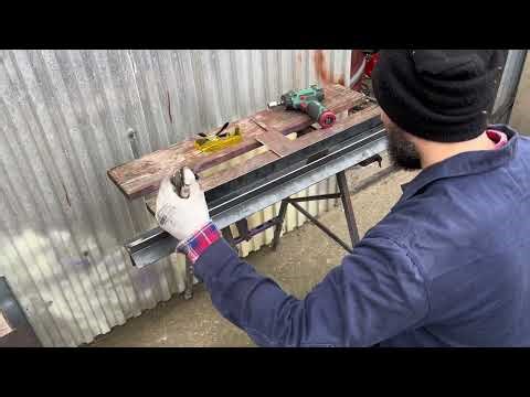 Homemade Sheet Metal Bender – Easy DIY Workshop Tool!
