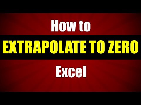 How to Extrapolate a Graph in Excel