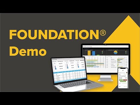 FOUNDATION® Construction Accounting Software – Demo