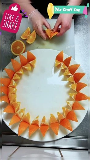 Stunning Fruit Platter Decoration with Oranges & Fresh Berries 🍊🍇🍓 Easy Food Art