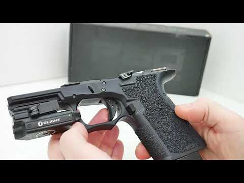 Polymer80 Glock 19 Frame Final Assembly with Olight PL Mini Light