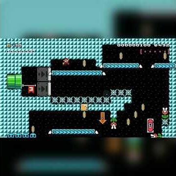 ☆Lift Platforming☆ by FeSo4_ #shorts 🍄Super Mario Maker 2 Switch 2 No Commentary #dxc
