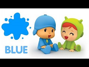 😍Learn the colors with Pocoyo 🌟BLUE | 🎶 Educational Songs in English for Kids
