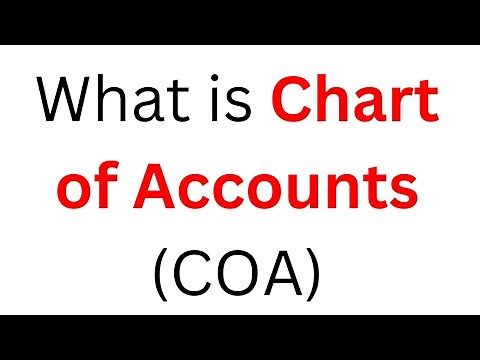 What is Chart of Accounts |COA|How to Create Chart of accounts|Tips for creating a chart of accounts