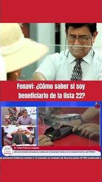 Fonavi: How to find out if you are a beneficiary on list 22?