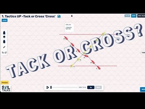 Sailboat Racing Tips: Tack or Cross?