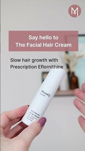 Drastically Slow Unwanted Facial Hair Growth | The Facial Hair Cream by Musely