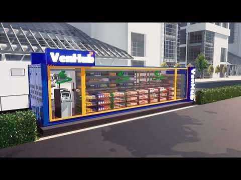 Fully Robotic Convenice Stores --Introducing The Future Of Retail VenHub