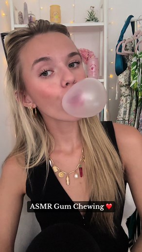Bubble Gum ASMR Chewing Sounds for Relaxation