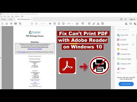 How to Fix Can’t Print PDF with Adobe Reader on Windows 10 | Easy Solutions
