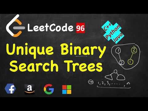 Count Unique Binary Search Trees | LeetCode 96 | C++, Java, Python | Catalan Number