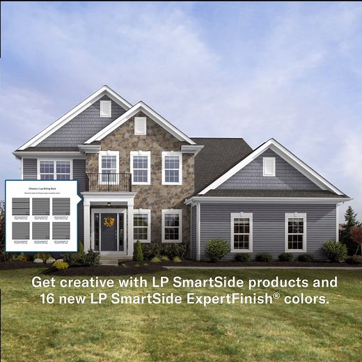 Share the LP® SmartSide® Home Visualizer with your clients to keep projects moving and start conversations! With this tool, they can try out different LP SmartSide Trim & Siding colors and textures, along with other exterior cladding options. Once they've explored design inspiration, you can help them bring their ideas to life. Try it today: https://bit.ly/2SHJkQa. | LP Building Solutions for Professionals