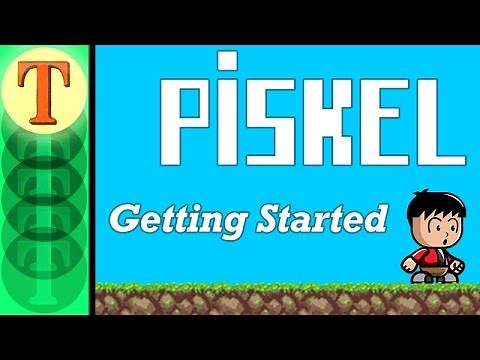 How to Create Pixel Art and Animations with Piskel Tutorial 2 - Getting Started