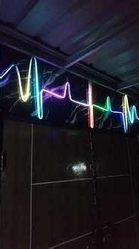 lampu RGB, lampu LED neon rope light. warna warni.
