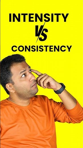 Consistency vs Intensity - The Secret of Successful People