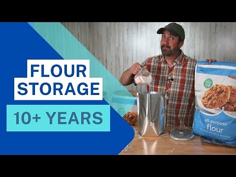How to Store Flour the BEST Way for Long-Term Food Storage