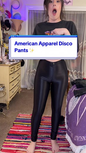 Styling American Apparel Disco Pants from the 2010s