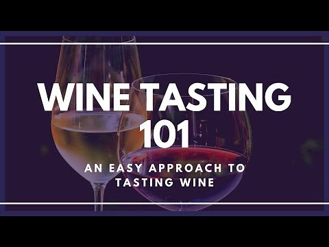 Wine Tasting 101 - An Easy Approach to Tasting Wine