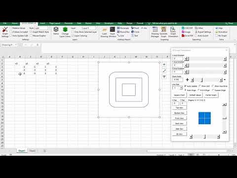 Excel Draw - Create and Open CAD Drawings in Excel! No AutoCAD Required! DXF Drawings Inside Excel
