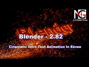 Blender - Cinematic Intro Text Animation In Eevee