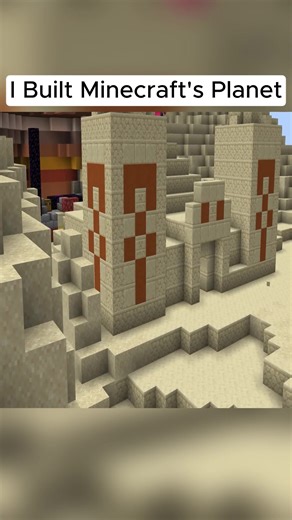 I Built Minecraft's Planet#vairalvideo | Minecraft Building