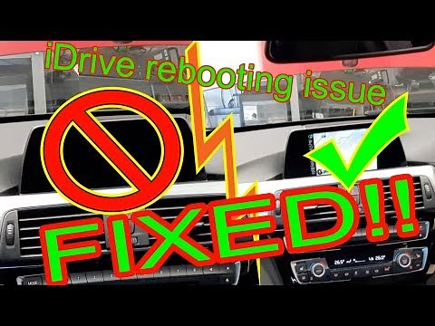 BMW F series iDrive reboot reset issue FIXED without replacing entry nav