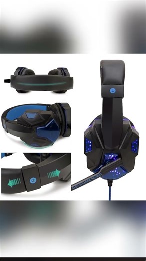 Best-seller: Led Light Wired Gamer Headset