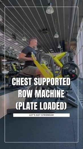 Chest Supported Row Machine Plate Loaded