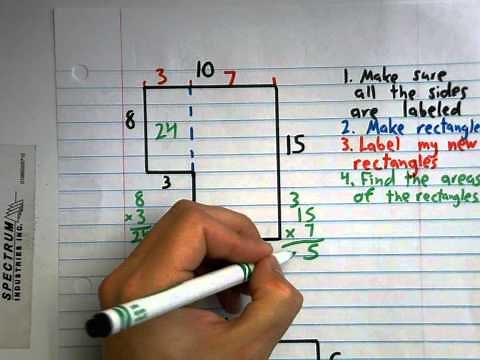 Calculating the Area of a Rectangle and Irregular Polygons
