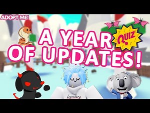 A YEAR OF UPDATES in Adopt Me! Can you BEAT the 2021 QUIZ? (Roblox)