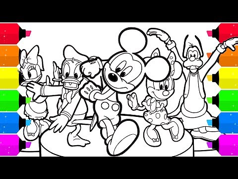 Mickey Mouse Clubhouse Coloring Pages Disney Junior