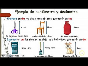 Longitud. Centímetro, decímetro, metro y kilómetro