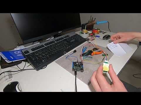 MH Z19C CO2 sensor with cable. Pinout for Arduino Uno