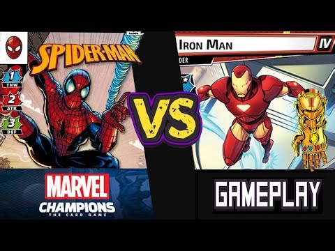 Spider-Man vs Iron Man (Expert) w/ INFINITY GAUNTLET | Marvel Champions Civil War Playthrough