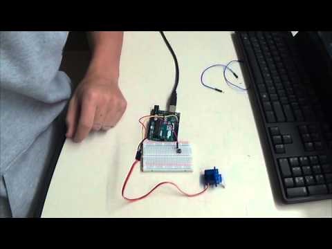 Servo Control With Push Button