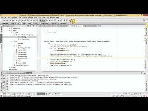 How To zip/unzip File In Android Studio?