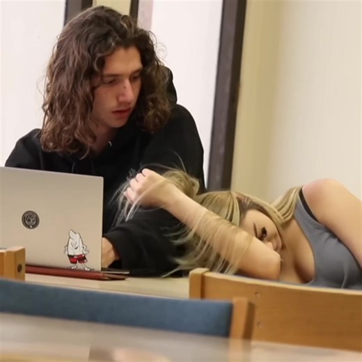 Funny Library Pranks: Falling Asleep on Friends