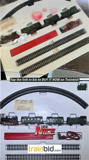 Available on Trainbid.com - Excellent (C-7) Arnold Rapido N-Scale Set #045 c.1965 - collector